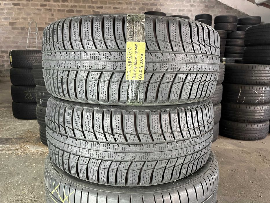 GS1019 Зимові шини 245/45r18 Bridgestone Blizzak LM001 пара резина р18