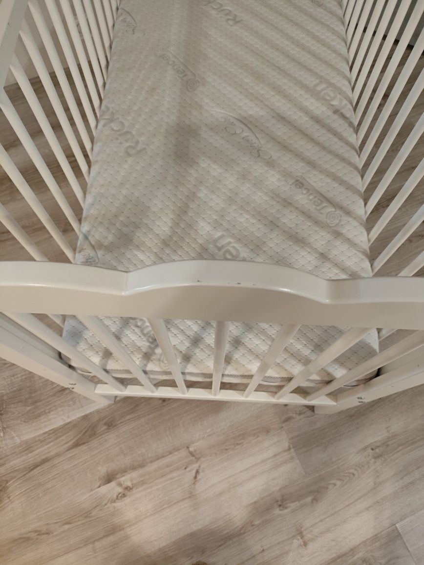 Łóżeczko 120×60 Klupś Oliver plus materac Rucken