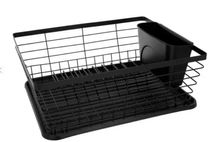 Suszarka do naczyń ociekacz czarna stalowa 36 cm 7504