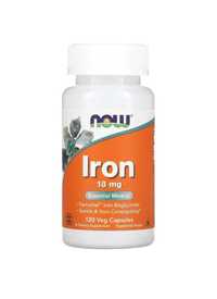 Витамины железо 18мг iron now вітаміни залізо