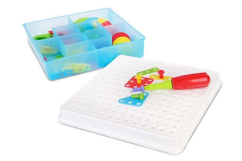 Układanka konstrukcyjna do wkręcania mozaika edu