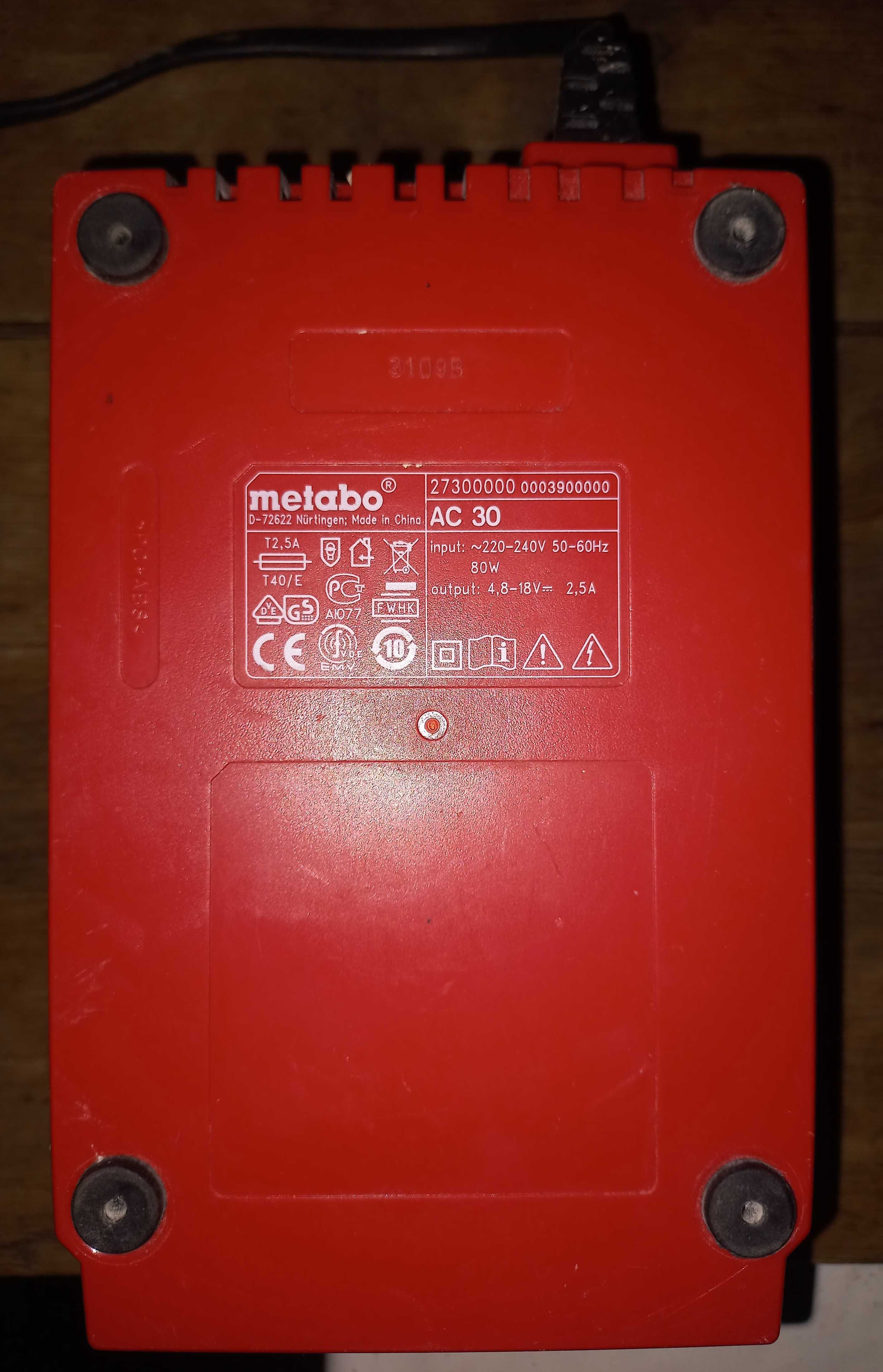 Продам зарядний пристрій METABO AC 30 Plus
