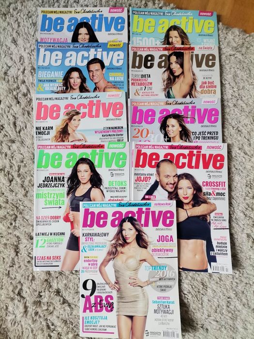 Be Active 9 magazynów poradników aktywności Ewy Chodakowskiej