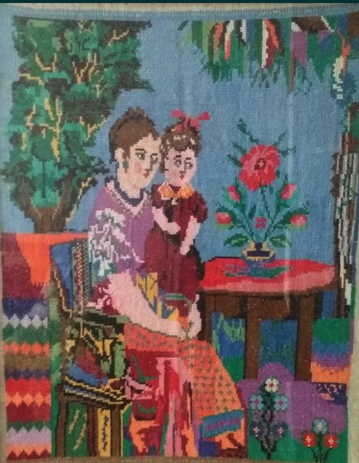 Картина вишита хрестиком.