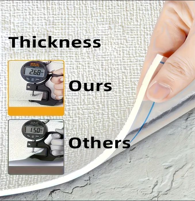 Papel de parede 3D para Paredes Texturizado cinzento