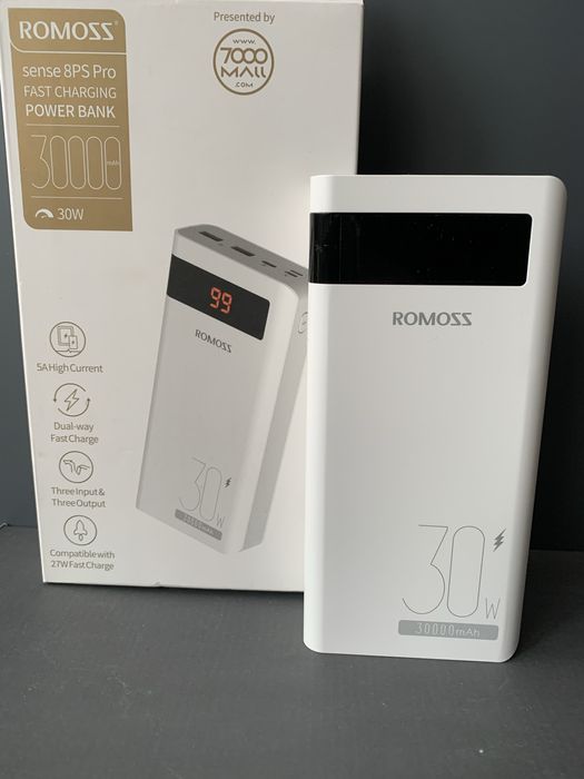 Павербанк Romoss Sense 8PS Pro 30000 mAh 30 W