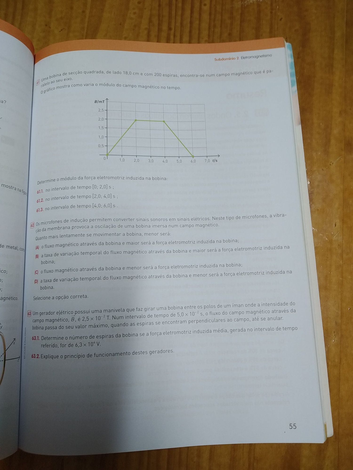 Caderno de atividades Eu e a física 11 ano