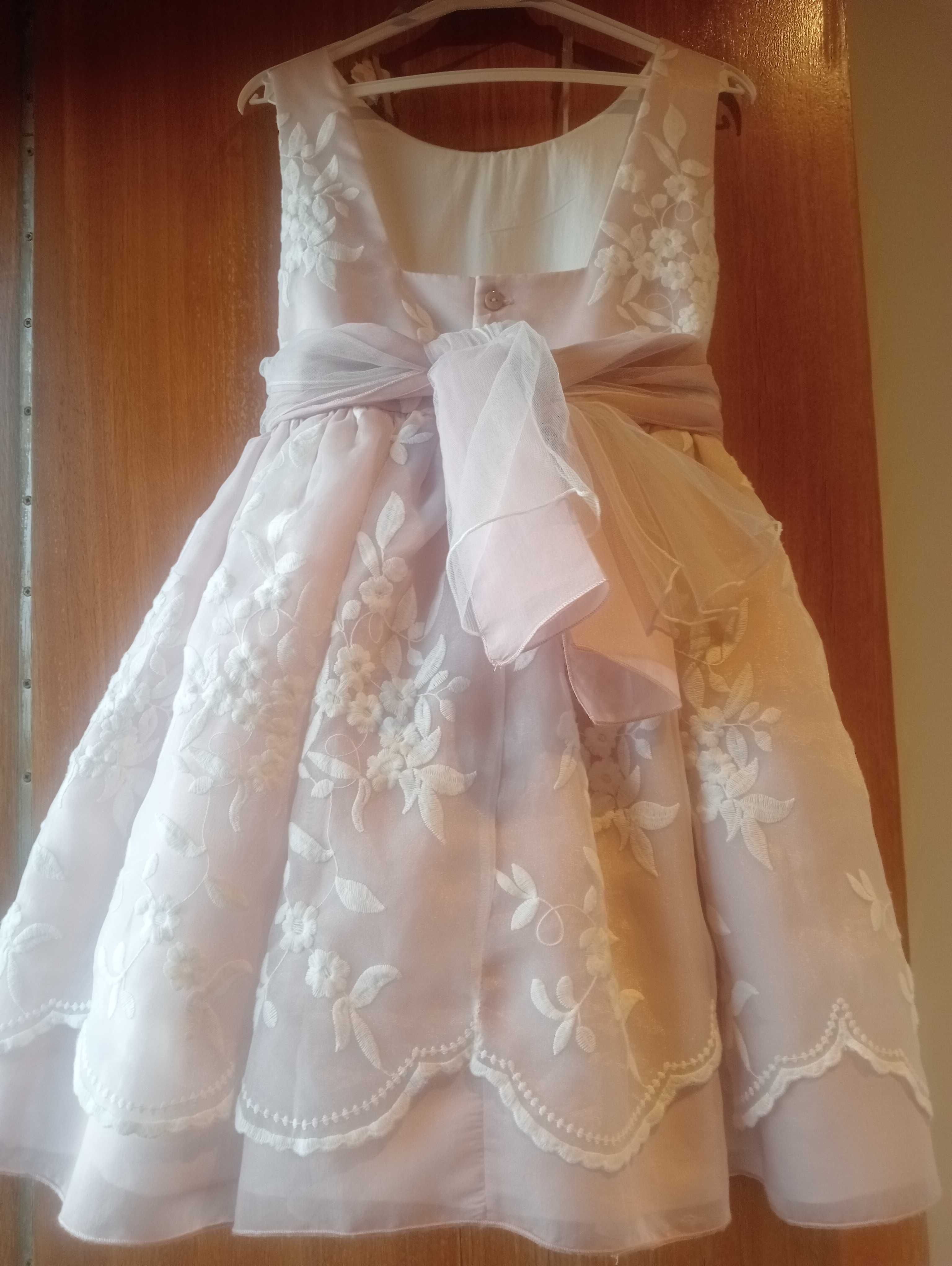 Vestidos comunhão rosa para menina