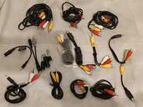 14 Cabos RCA e adaptadores