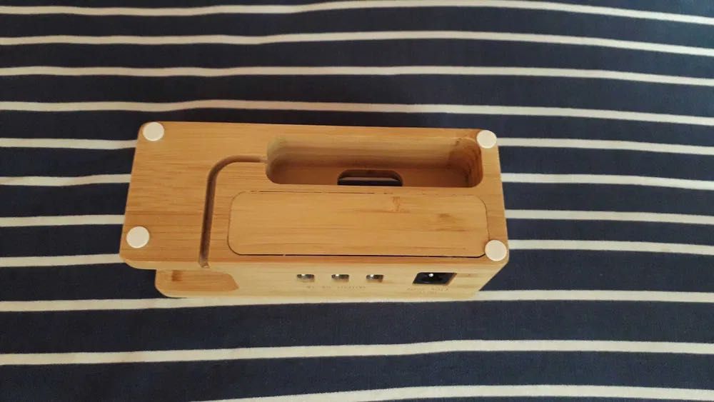 Stacja ładująca USB AICase Drewno Bambusowe