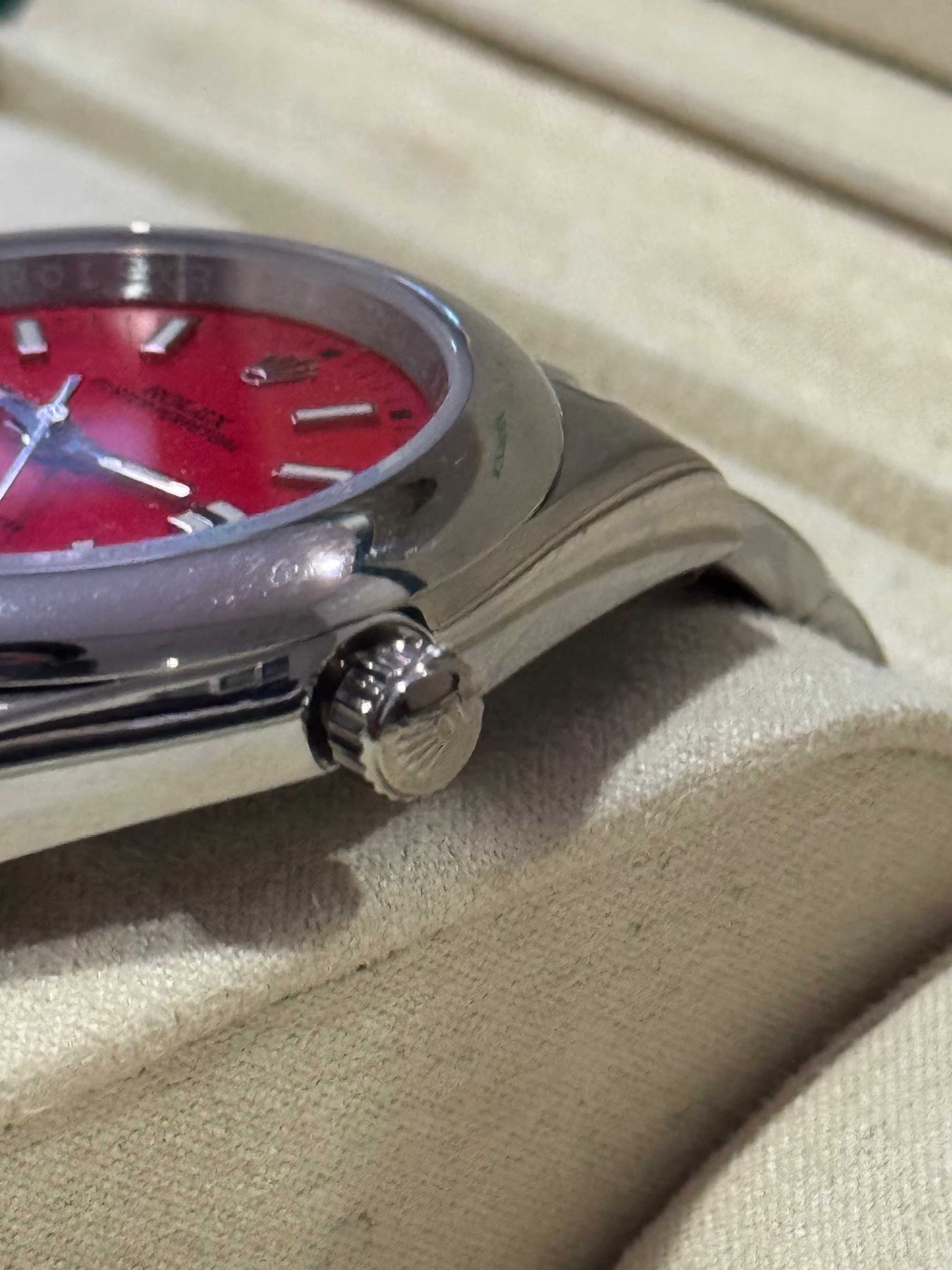 Rolex Oyster Perpetual Coral Red