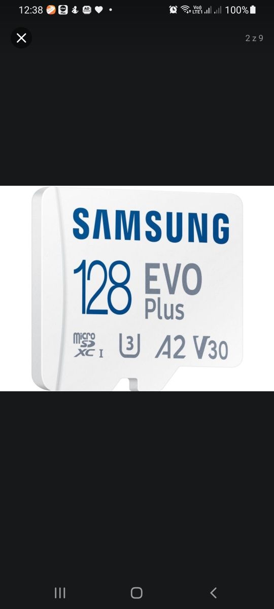 Samsung 128GB microSDXC EVO Plus 130MB/s (2023) aparat itp