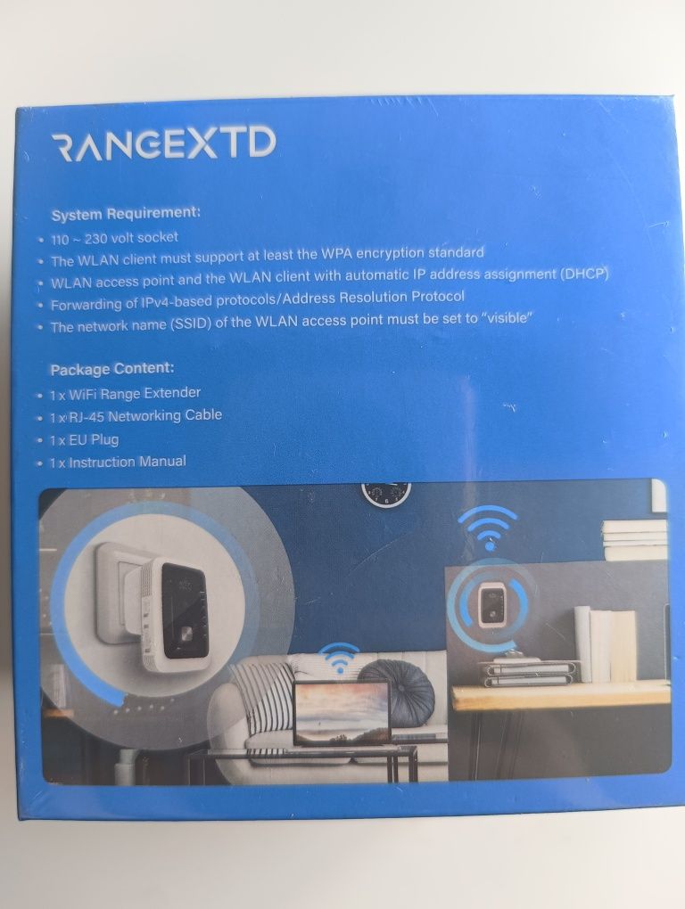 RangeXTD Wifi Range Extender 300 Mbps WPS