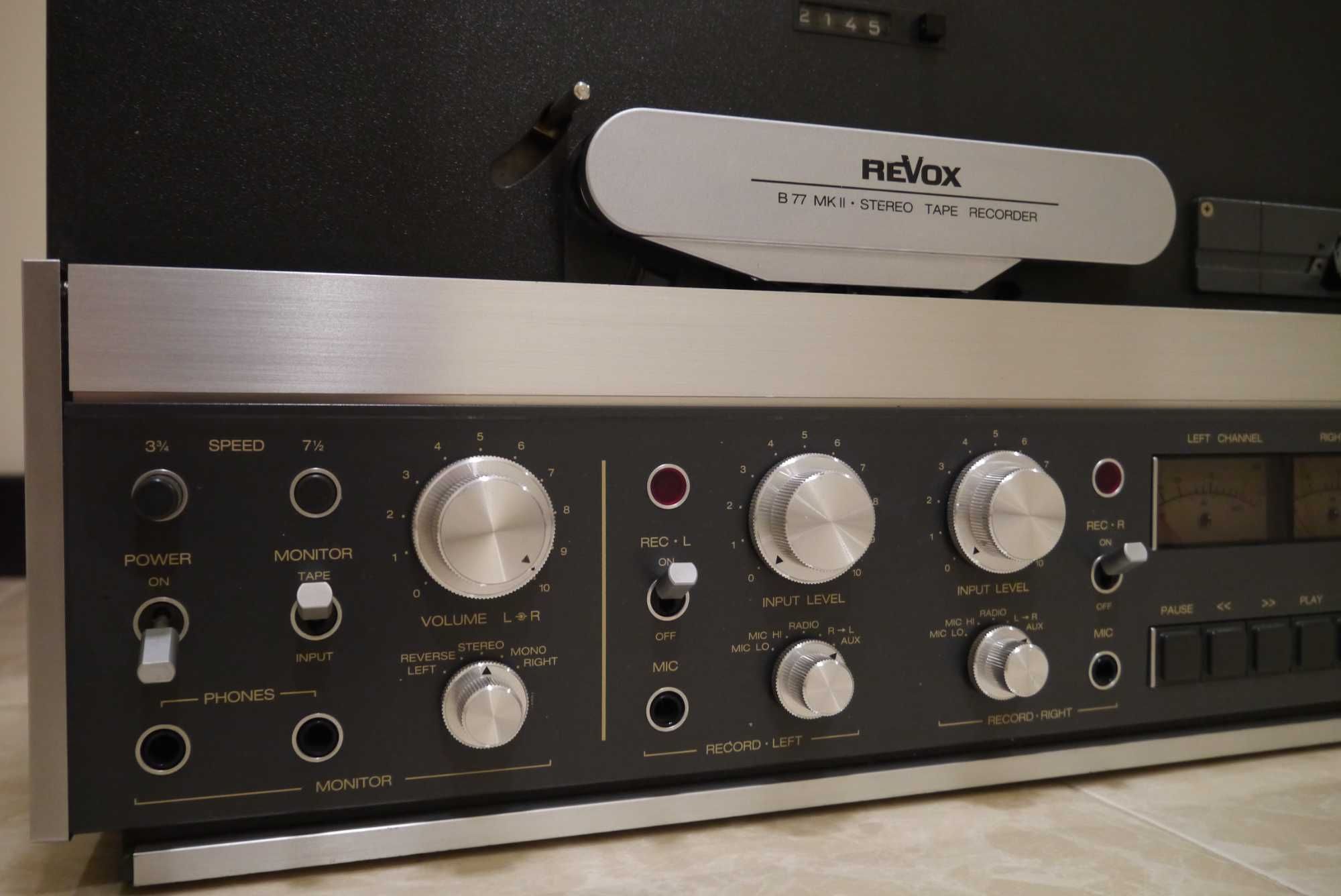 Revox B-77 mk II (2 дор., 9 та 19 шв) у колекціному стані!