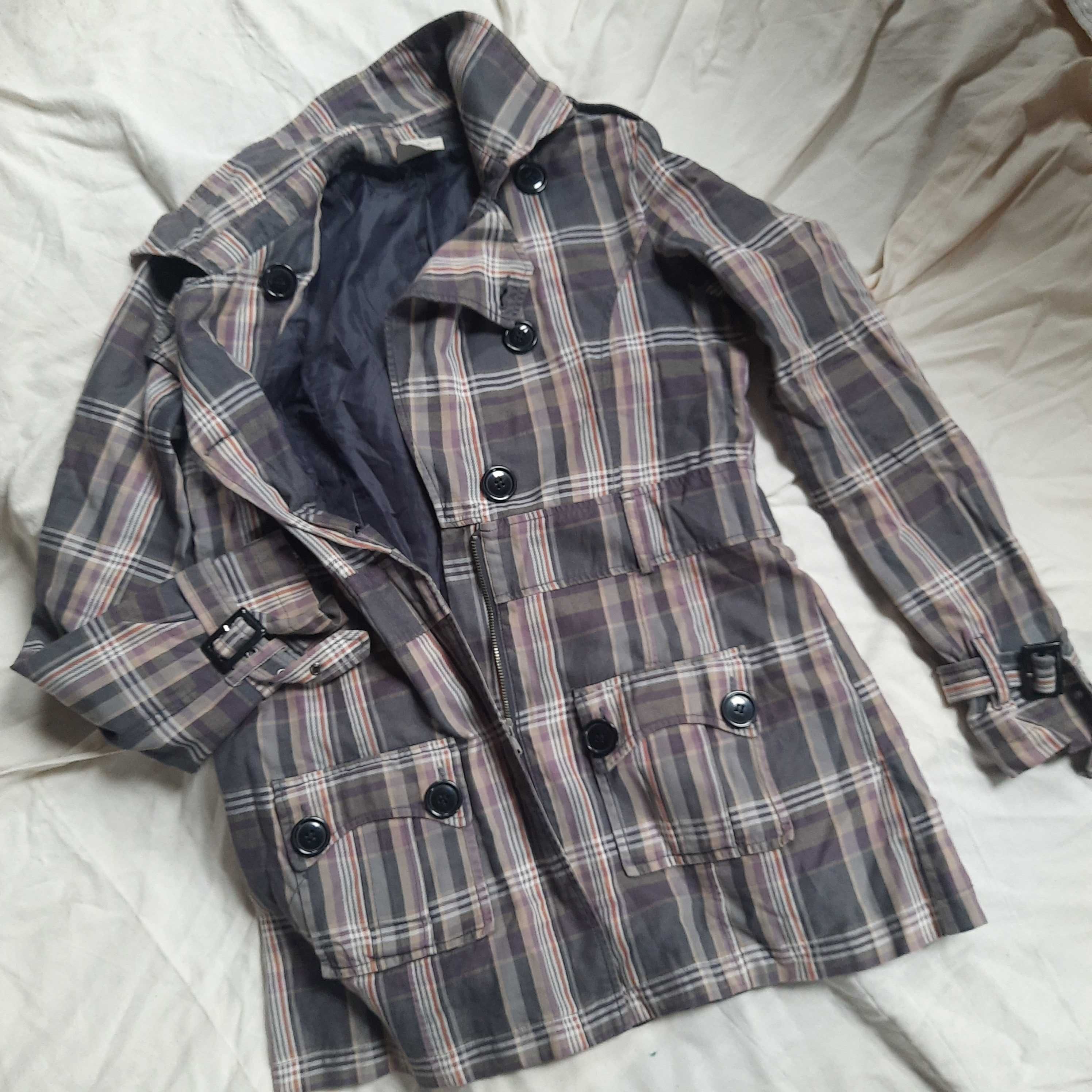 Zara kurtka damska krata L 40 42