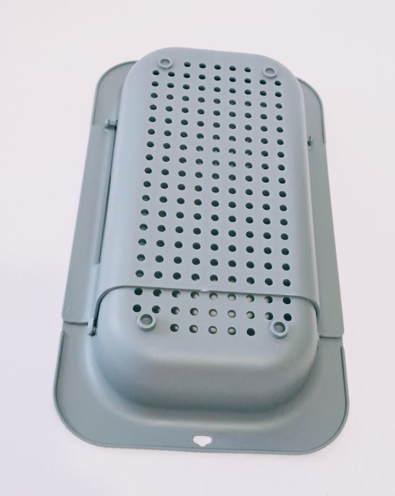 AUAUY Cedzak Durszlak z sitkiem nad zlewem, z Regulacją Szary 34-48 cm