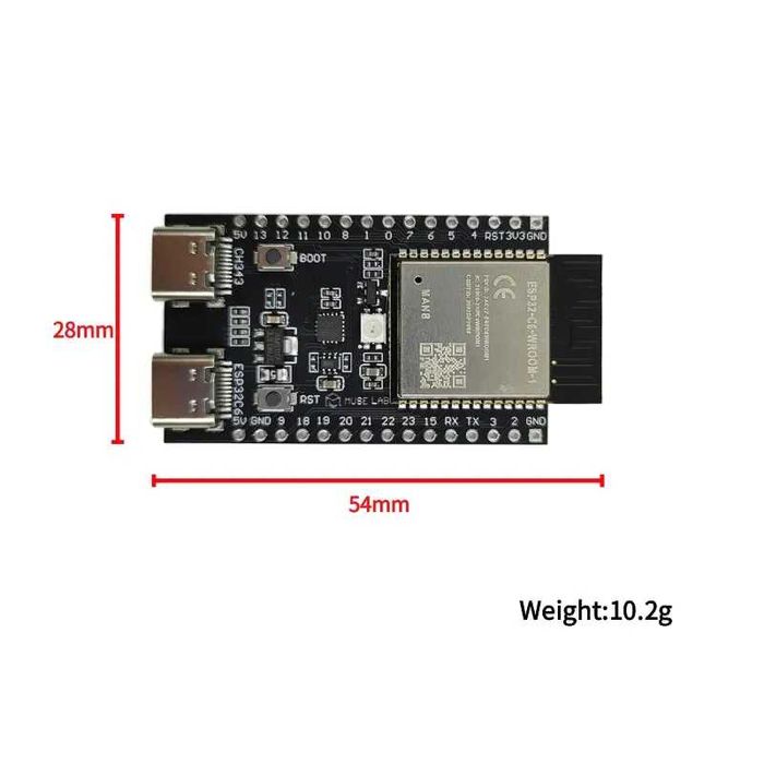Development Board ESP32-C6-WROOM-1 N8 Zigbee, Thread, WiFi, Bluetooth