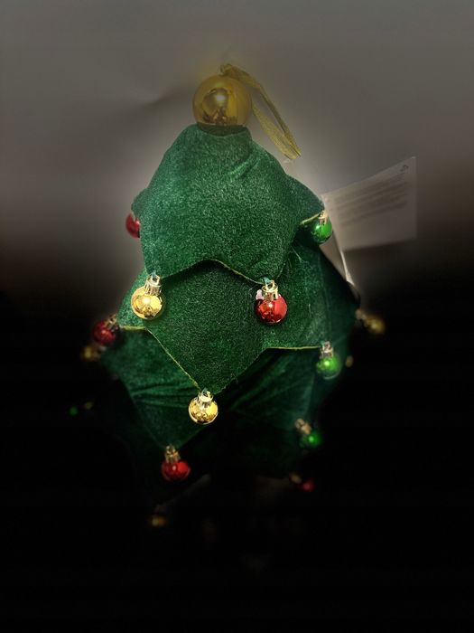 Choinka ozdobna składana Mikołaj Święta Prezent