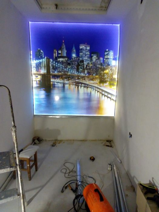 Натяжна стеля сатин