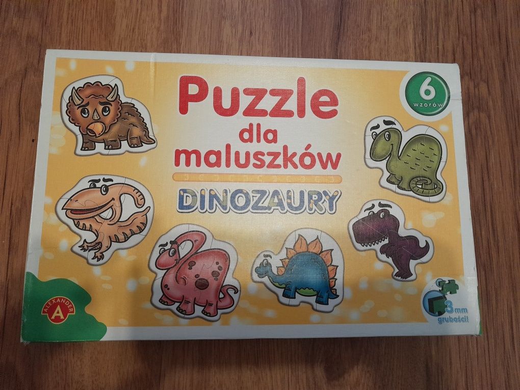 Alexander, puzzle dla maluszków Dinozaury