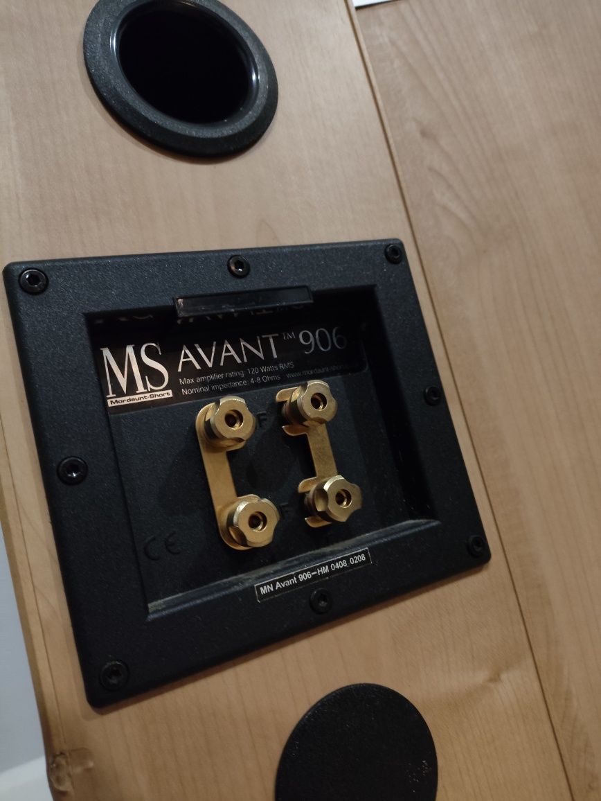 IMPONUJĄCE Mordaunt Short Avant 906 Kolumny Stereo Bass Reflex 500W