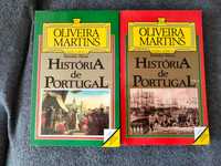 História de Portugal de Oliveira Martins, 2 vols.