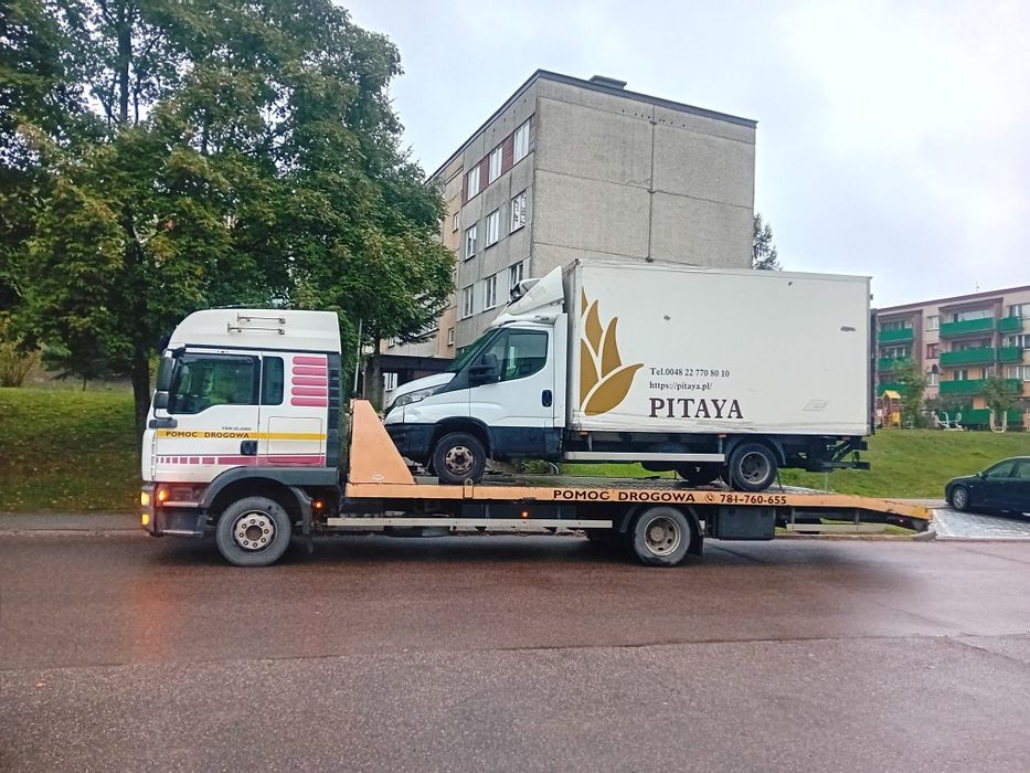 Pomoc Drogowa Laweta transport maszyn Holowanie