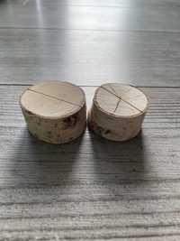 Kołeczki podstawki na winietki 45 szt. drewniane