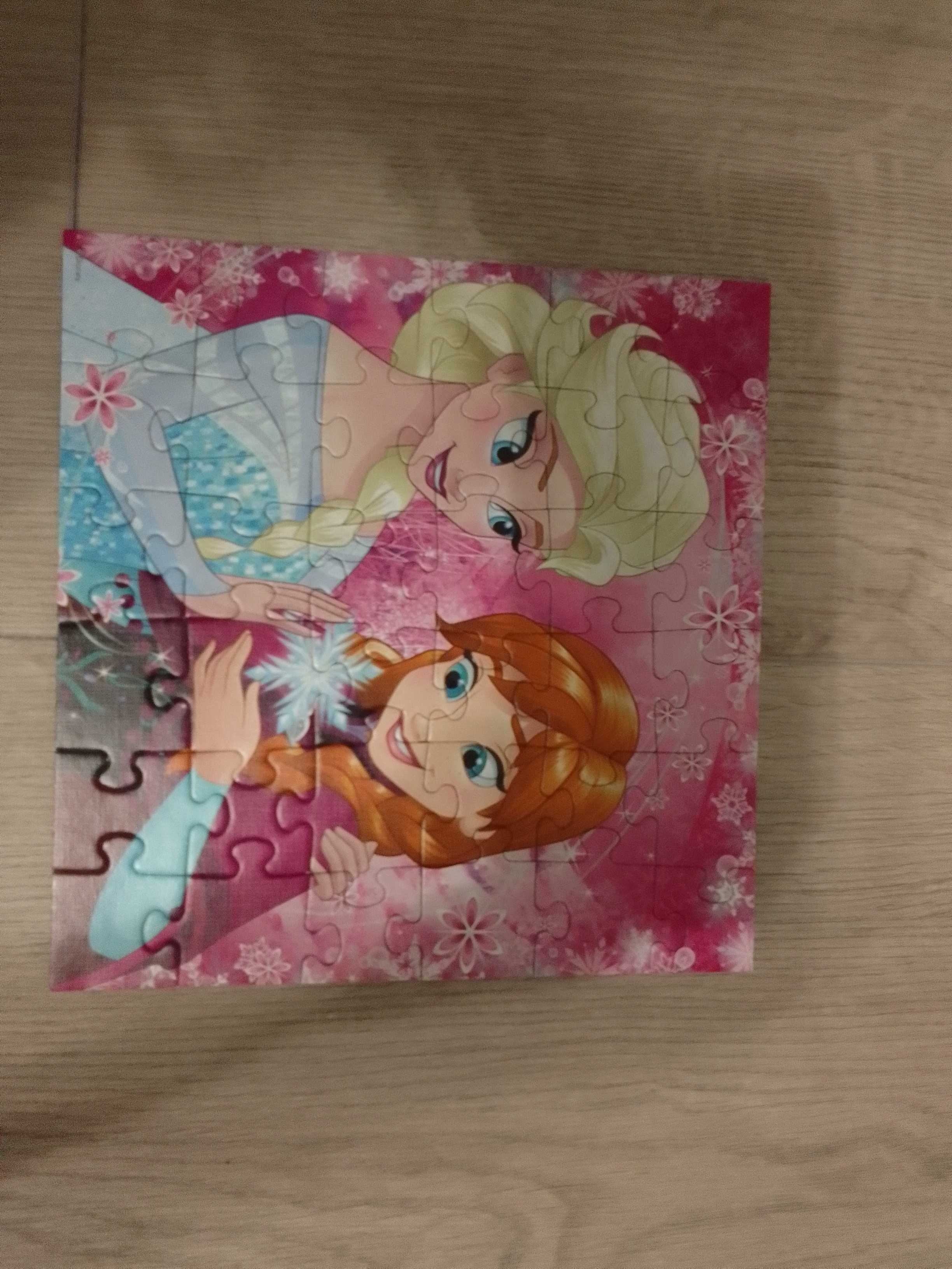 Puzzle 3 w 1 trefl kraina lodu