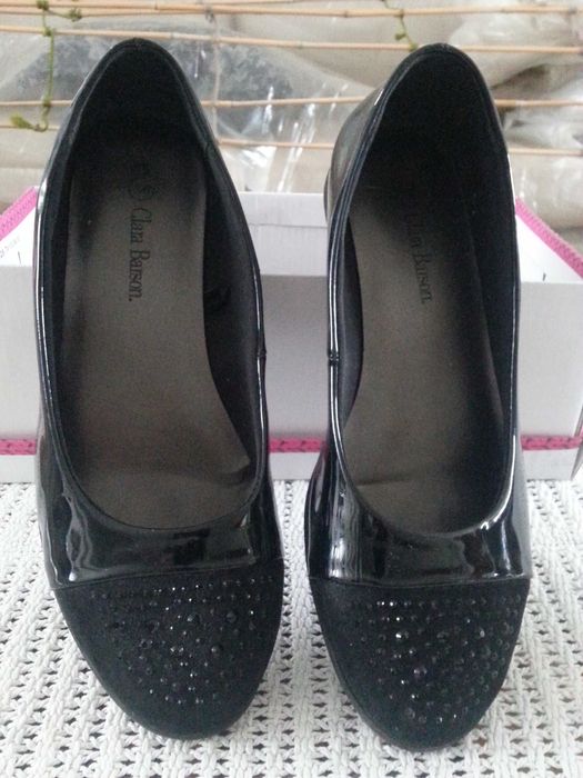 baleriny/czółenka dziewczęce nr 36, płaski obcas