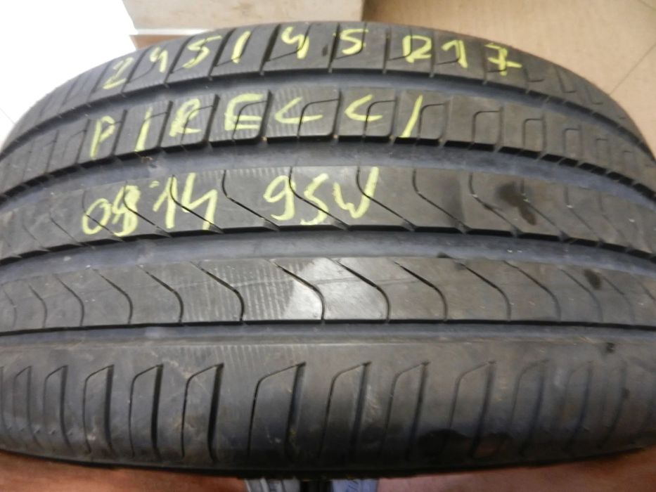 Opona pojedyńcza 245/45r17 pirelli cinturato p7 7,7mm lato