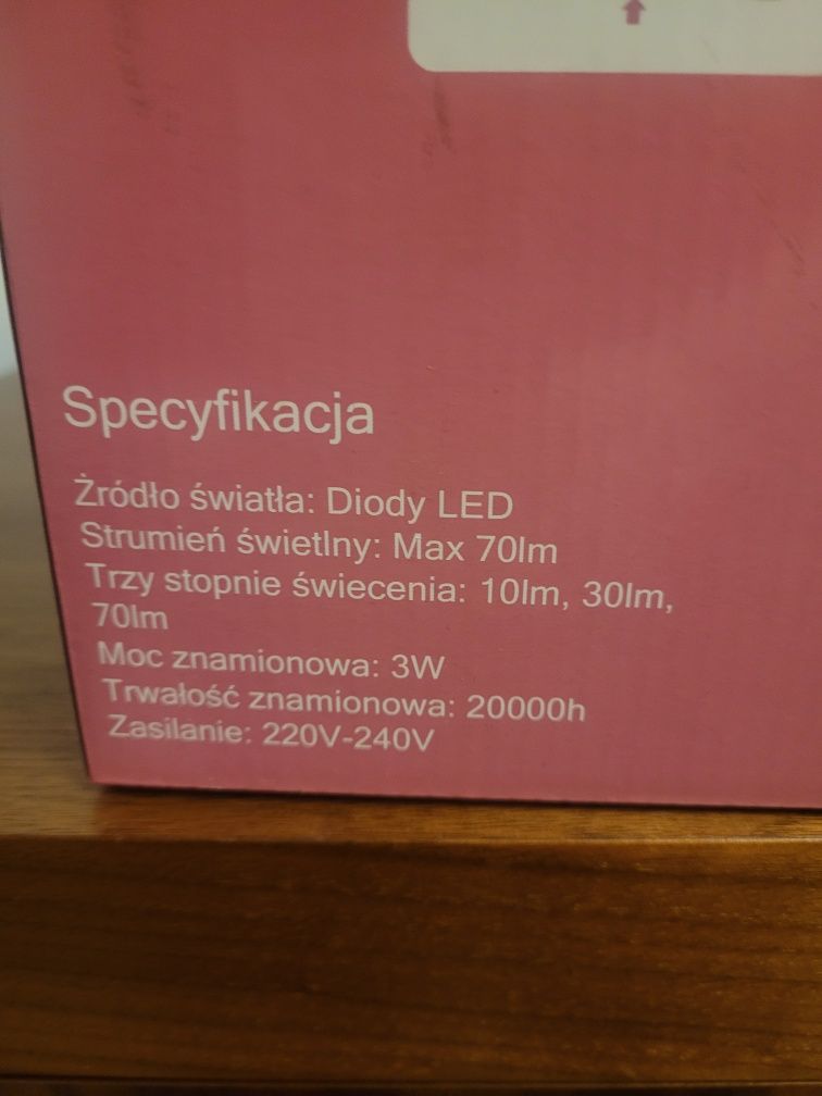 Lampka panda LED 3 stopnie