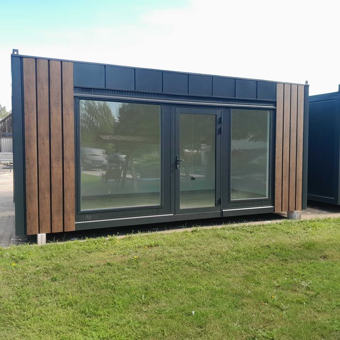 Kontener na ramie 4x3m pawilon usługowy handlowy biuro