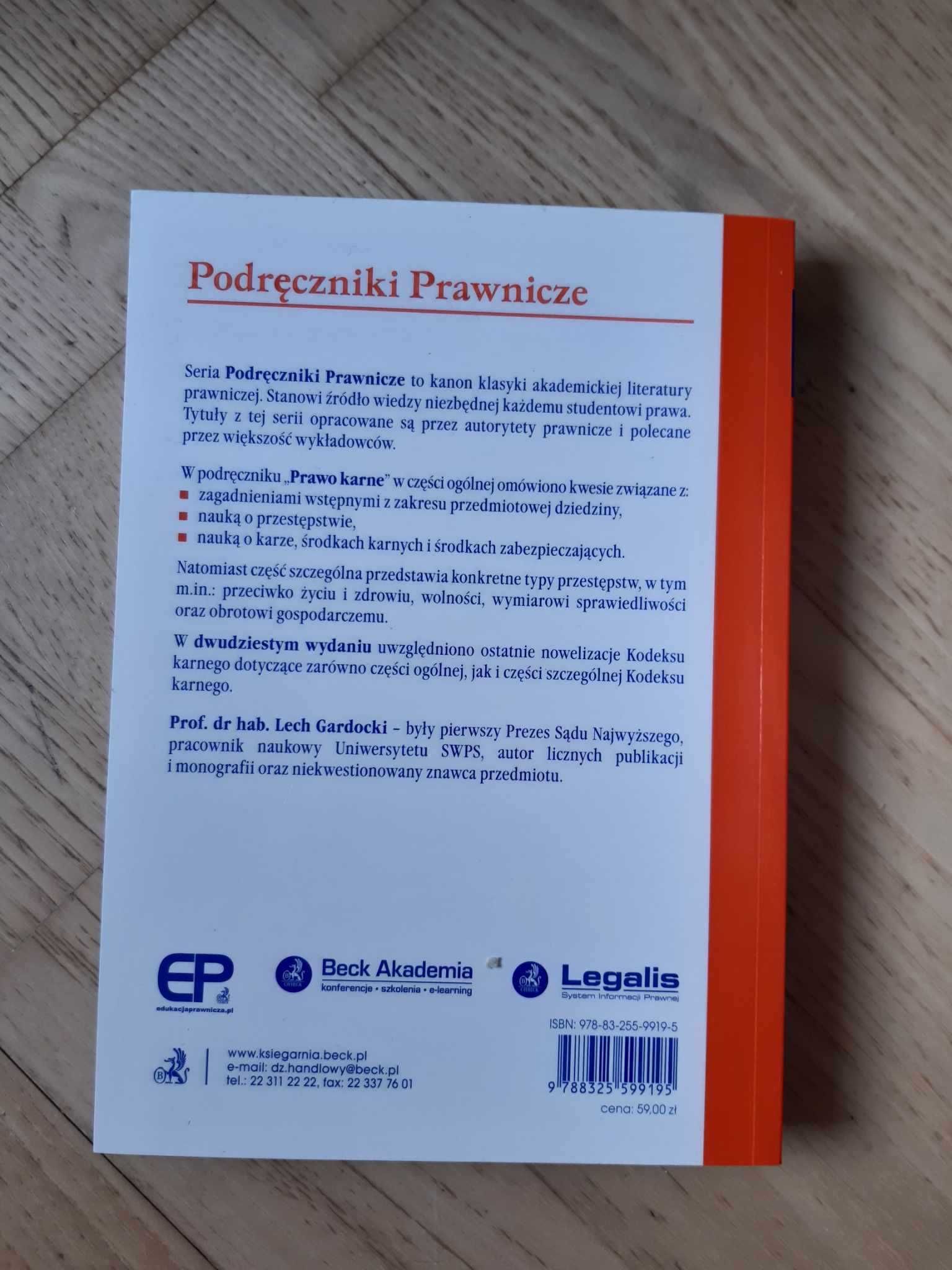 Prawo karne. Podręczniki prawnicze