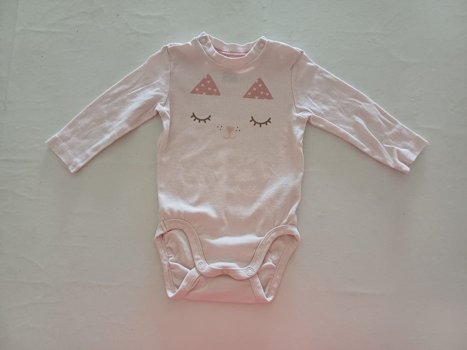 Lote de 4 peças de roupa para bebé menina 2-4 meses