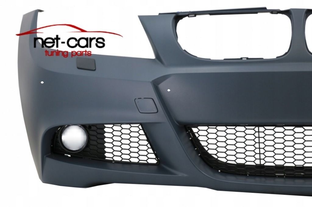 Zderzak przód i tył + halogeny BMW 3 E90 05-09 MPakiet PDC SWR