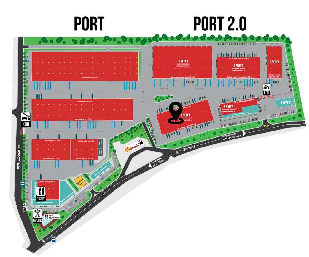 Склад в оренду 586 м² PORT Lviv, Сихівський район