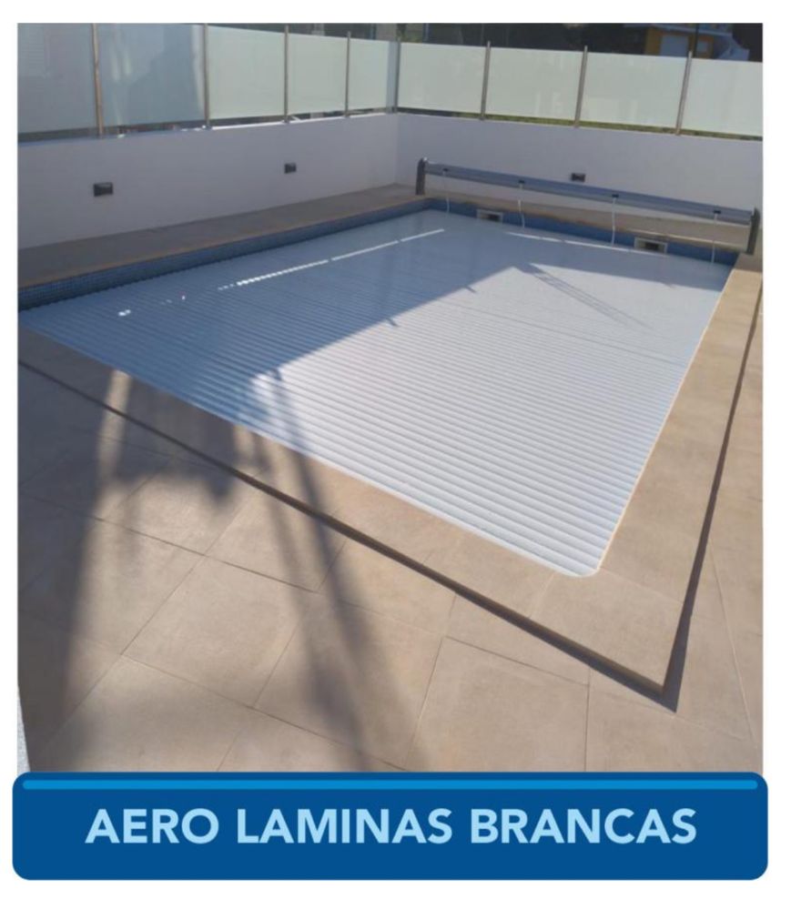 Cobertura de laminas para piscina e aquecimento  Mergulho Salgalgado