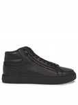 Calvin Klein Jeans 40 Buty Męskie Skórzane Czarne High Top Lace Up Zip