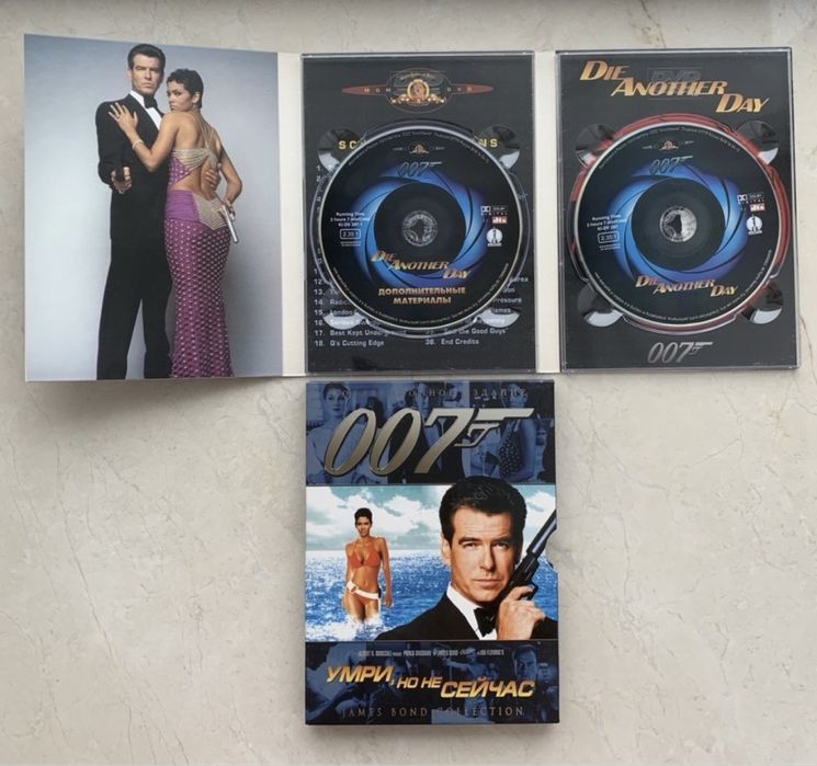 Джеймс Бонд 22 фільми Колекційні двухдискові видання Кіноманія