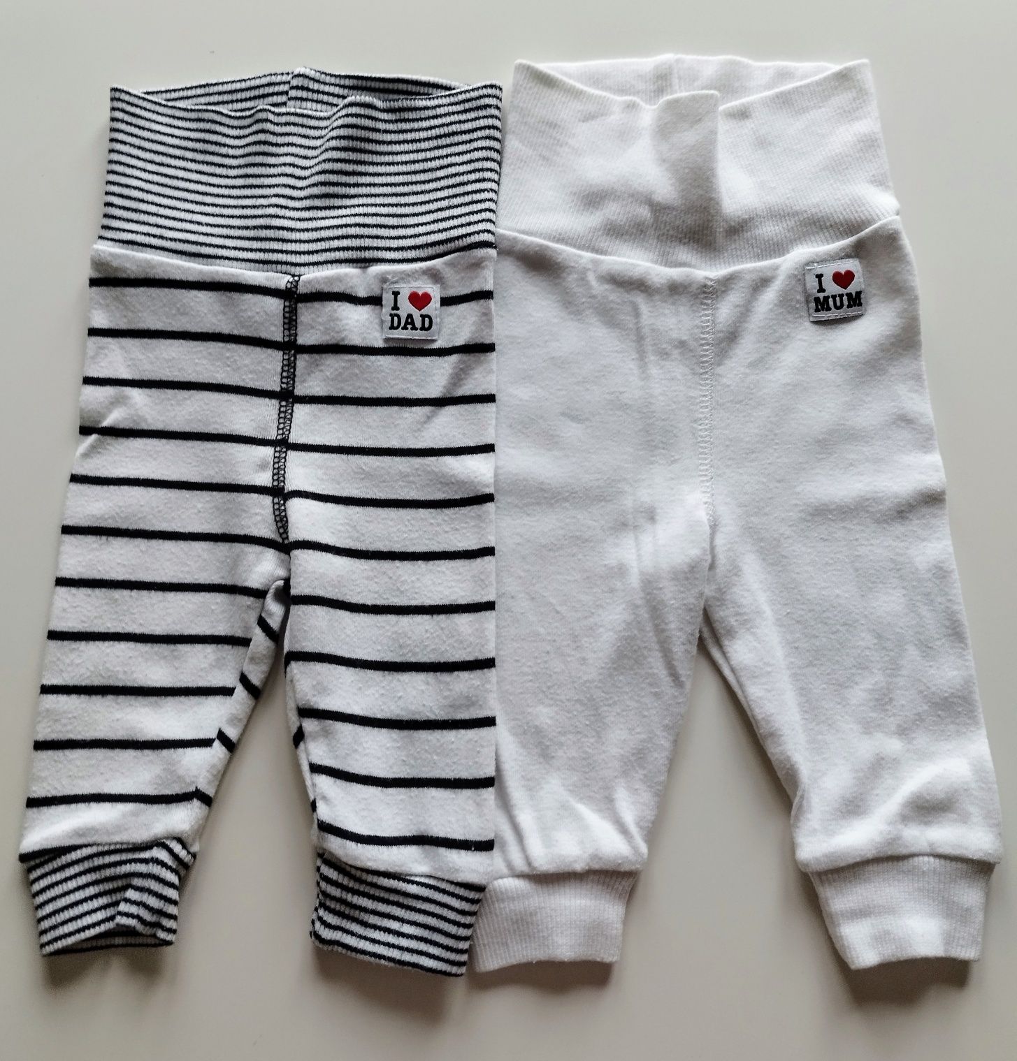 Spodenki leggi bawełna zestaw 2 szt wyprawka H&M r.62