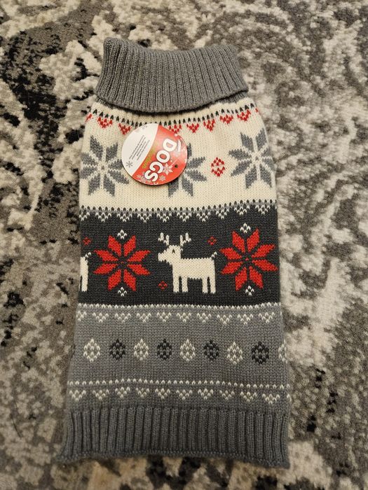 Ubranko dla lsa świąteczny sweterek M