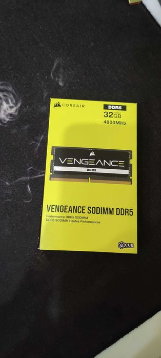 Corsair VENGEANCE DDR5 SODIMM 32GB 4800MHz - NOWE, DDR5, Laptop