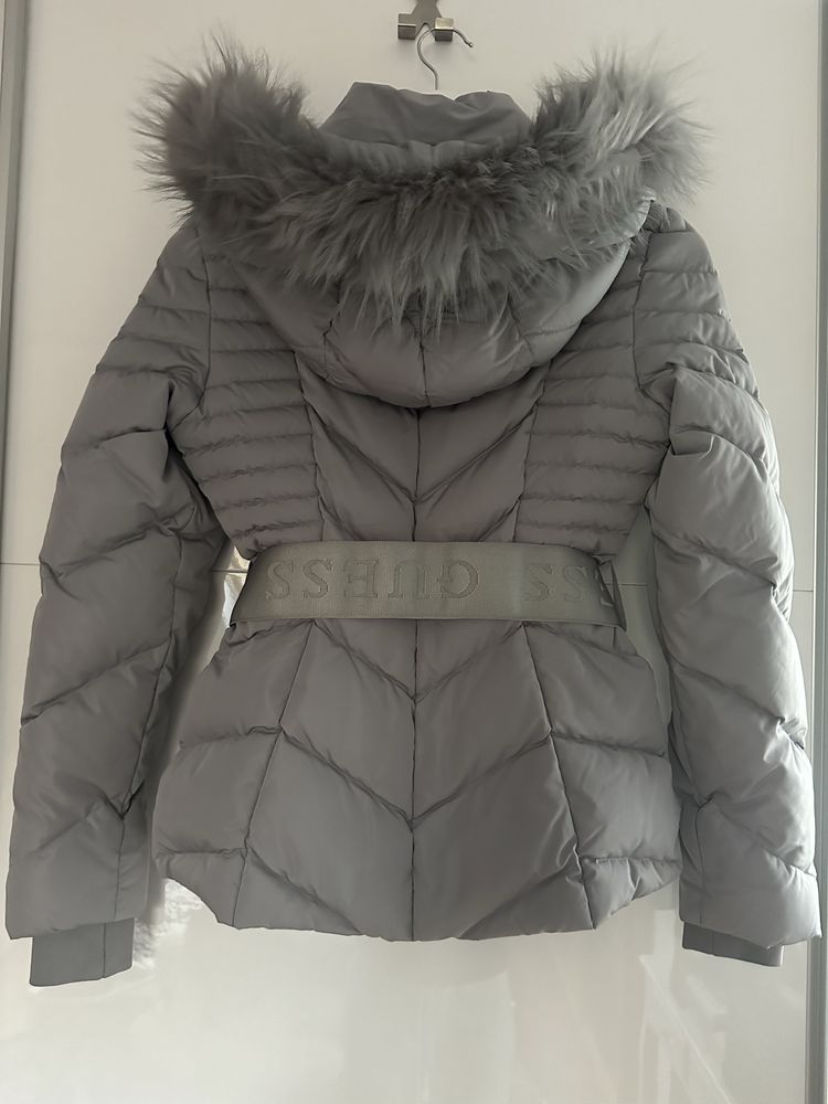 Kurtka szara puchowa Guess XS