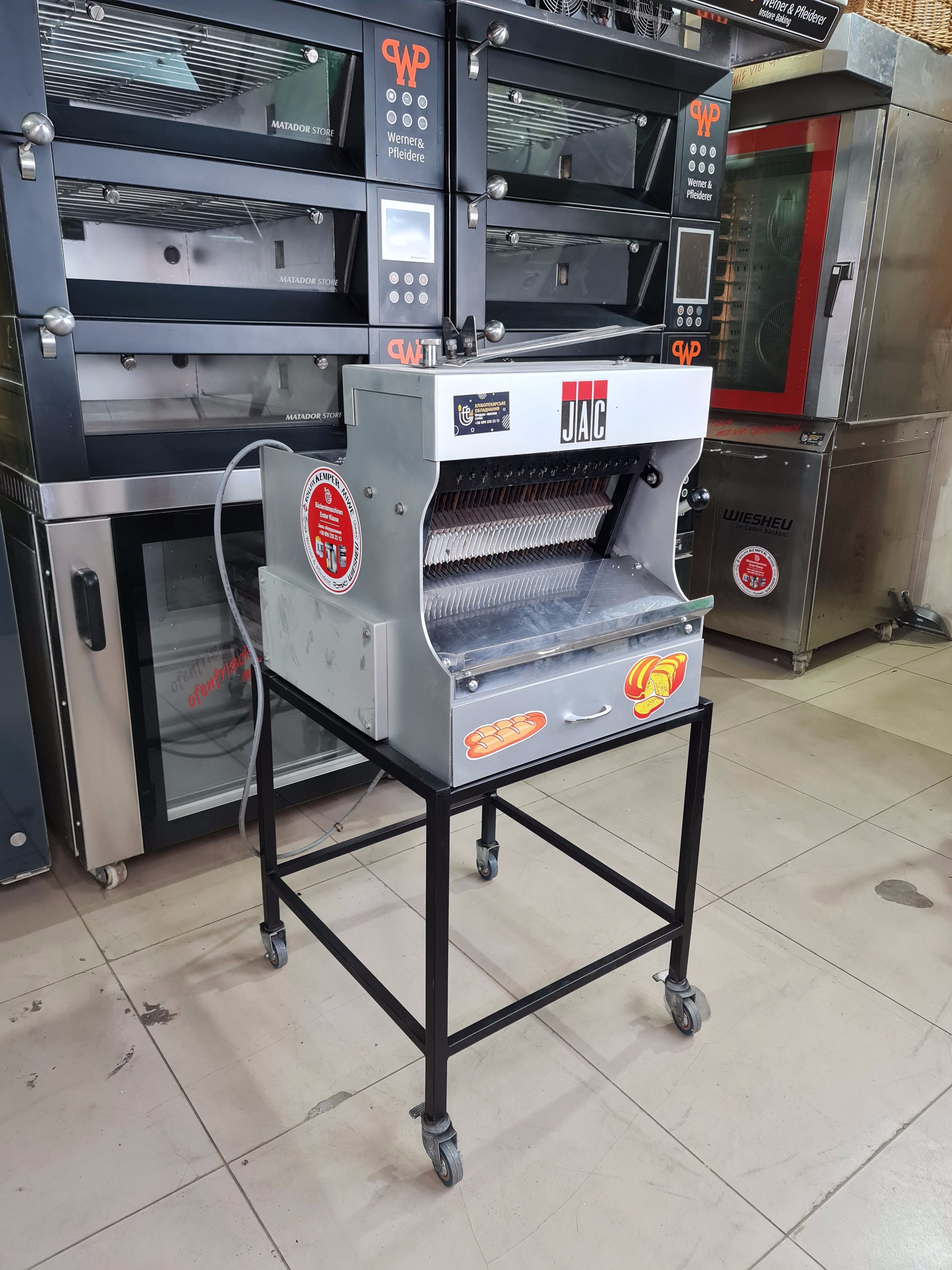Хлеборезка JAC оборудование для пекарни полуавтомат из Германии