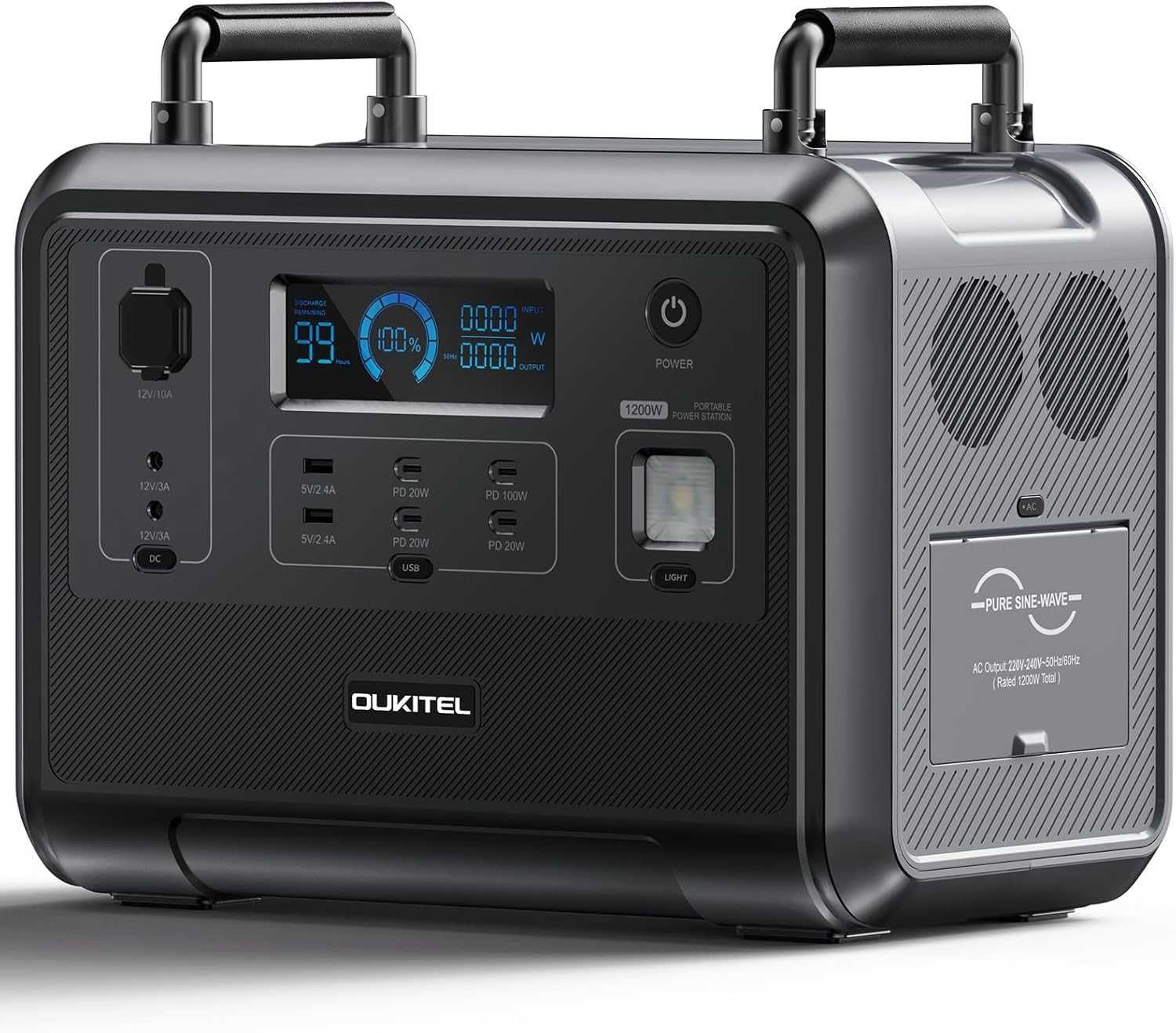 зарядна станція OUKITEL 1200 W, 960 Wh