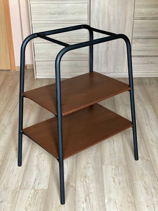 Metalowa półka regał szafka stolik blaty drewniane dębowe