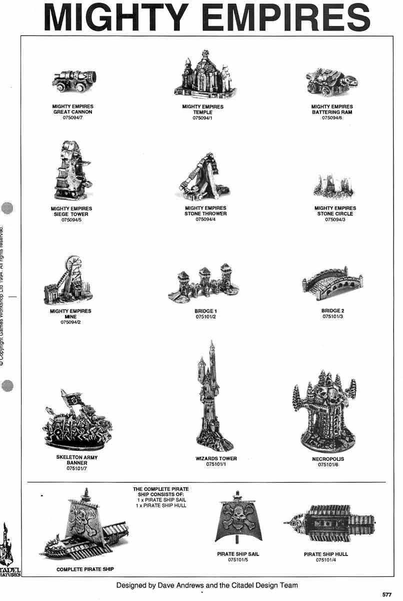 Warhammer Mighty Empires: Wizards Tower, logo Citadel Miniatures, B