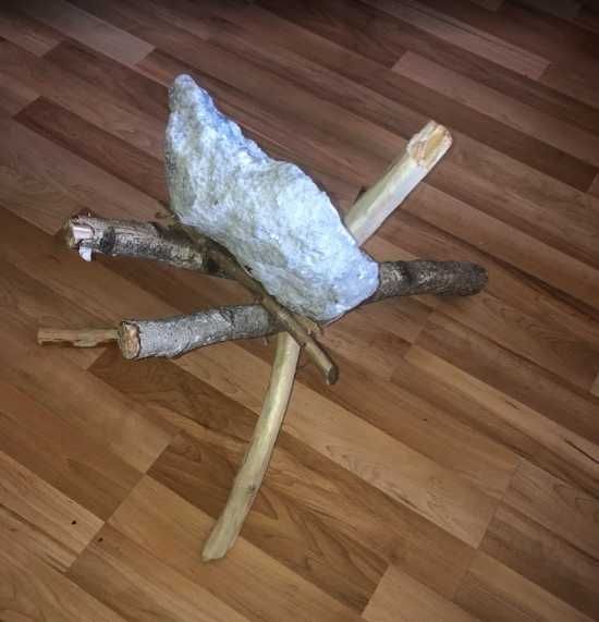 Geoda dojrzały Celestyn z Madagaskaru