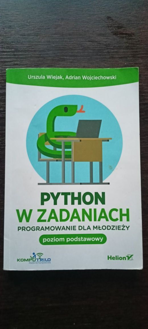 Python w zadaniach.Wiejak Urszula, Wojciechowski Adam